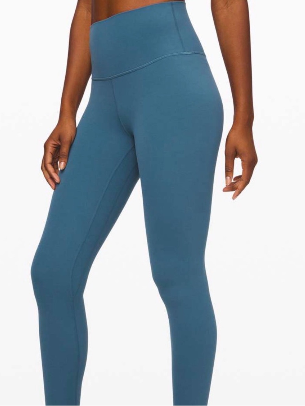 Lululemon align leggings petrol blue 25”